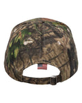 Kati LC350 Camo Woven USA Flag Cap - Xtra/ USA Flag - back