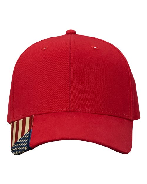 Kati AM350 USA Flag Cap - Red/ USA - front