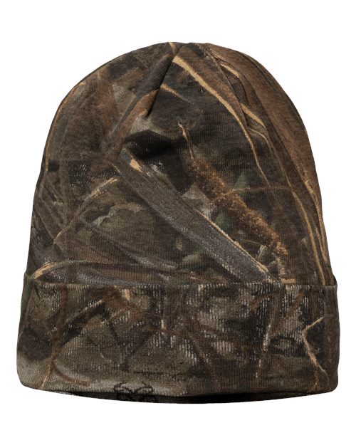 Kati LCB12 12" Licensed Camo Cuffed Beanie - Max7 - front