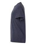 Gildan 3000 Heavyweight Cotton T-Shirt - Heather Navy - side