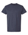 Gildan 3000 Heavyweight Cotton T-Shirt - Heather Navy - flat front