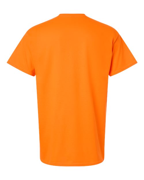 Gildan 3000 Heavyweight Cotton T-Shirt - Safety Orange - back