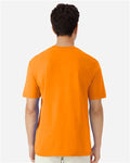 Gildan 3000 Heavyweight Cotton T-Shirt - Safety Orange - model back