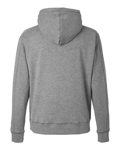 J. America 8740 Unisex Electric Fleece Hooded Sweatshirt - Electric Slate - back