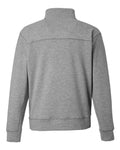 J. America 8741 Unisex Electric Fleece Quarter-Zip Sweatshirt - Electric Slate - back