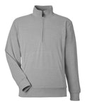 J. America 8760 Unisex Element Fleece Quarter-Zip Sweatshirt - Grey - front
