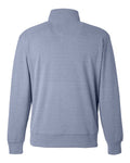 J. America 8760 Unisex Element Fleece Quarter-Zip Sweatshirt - Navy - back