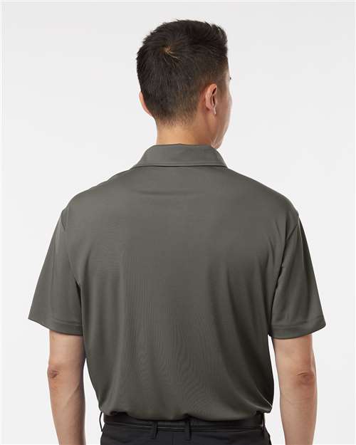 AllPro 41800 Men's Pro-Lock Performance Polo - Charcoal - model back