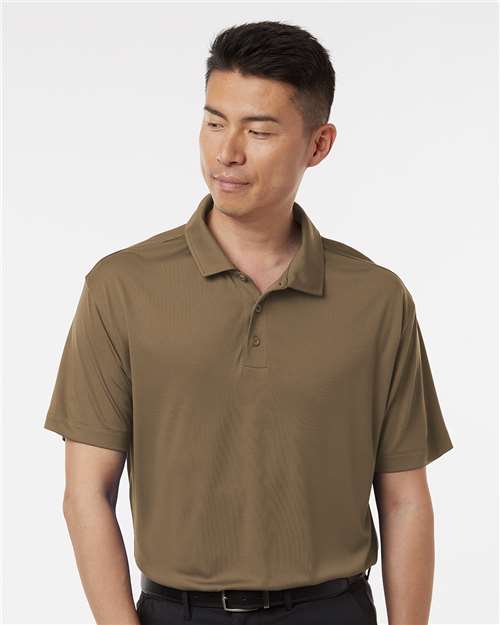 AllPro 41800 Men's Pro-Lock Performance Polo - Cigar - model front