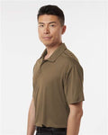 AllPro 41800 Men's Pro-Lock Performance Polo - Cigar - model side