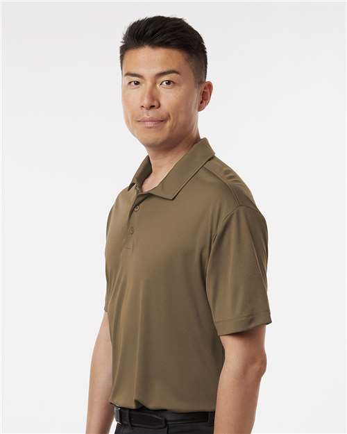 AllPro 41800 Men's Pro-Lock Performance Polo - Cigar - model side