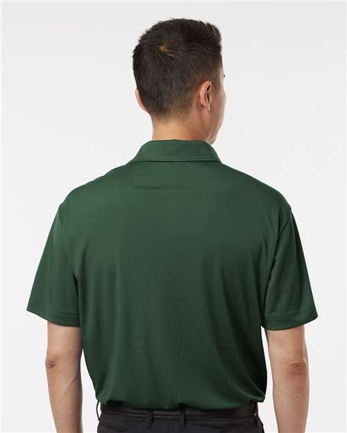 AllPro 41800 Men's Pro-Lock Performance Polo - Forest Green - model back