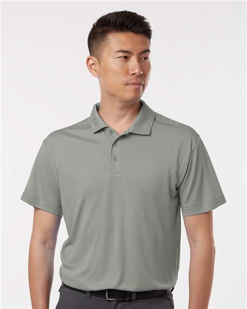 AllPro 41800 Men's Pro-Lock Performance Polo - Greystone - model front