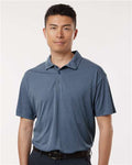 AllPro 41800 Men's Pro-Lock Performance Polo - Heather Navy - model front