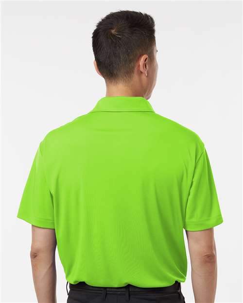 AllPro 41800 Men's Pro-Lock Performance Polo - Lime - model back
