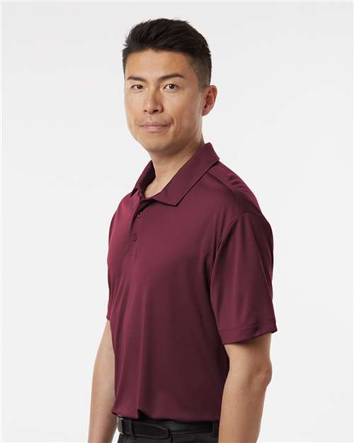 AllPro 41800 Men's Pro-Lock Performance Polo - Maroon - model side