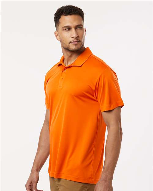 AllPro 41800 Men's Pro-Lock Performance Polo - Neon Orange - model side
