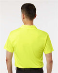 AllPro 41800 Men's Pro-Lock Performance Polo - Neon Yellow - model back