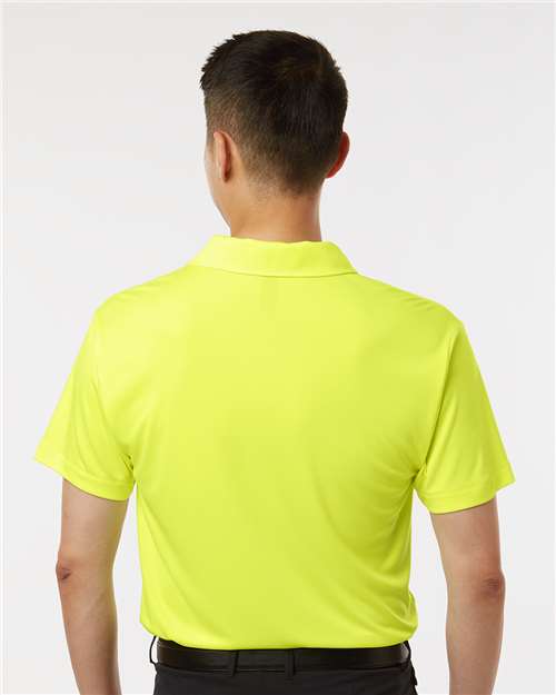 AllPro 41800 Men's Pro-Lock Performance Polo - Neon Yellow - model back