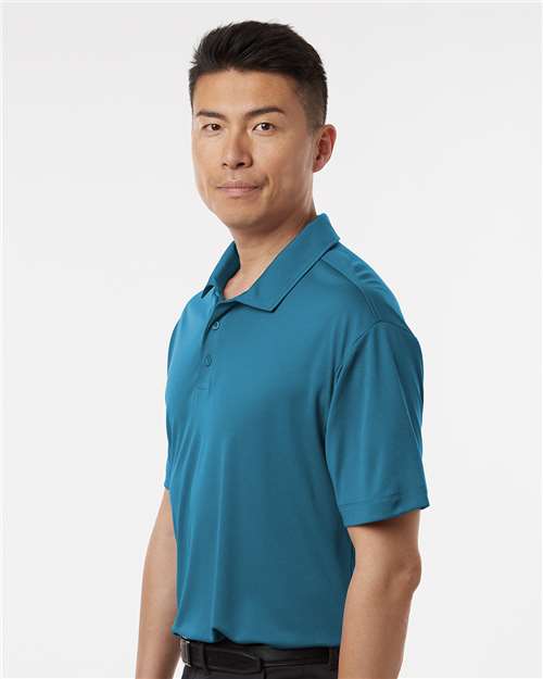 AllPro 41800 Men's Pro-Lock Performance Polo - Pacific Blue - model side