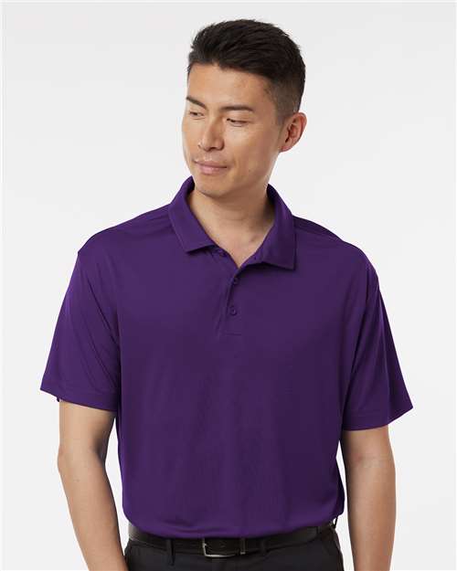 AllPro 41800 Men's Pro-Lock Performance Polo - Purple - model front