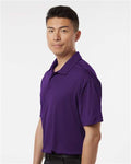 AllPro 41800 Men's Pro-Lock Performance Polo - Purple - model side
