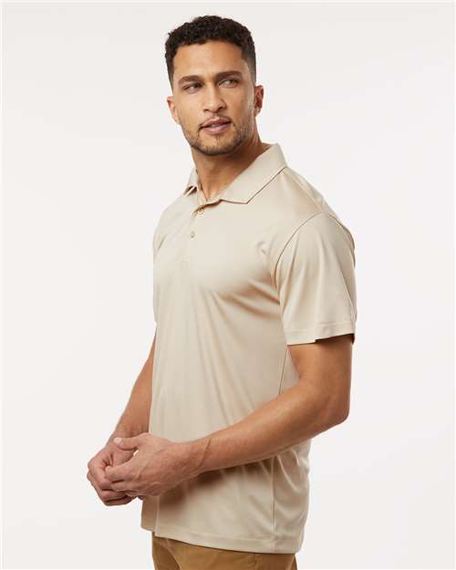 AllPro 41800 Men's Pro-Lock Performance Polo - Sand - model side
