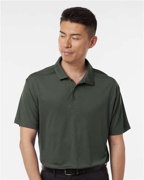 AllPro 41800 Men's Pro-Lock Performance Polo - Smoke - model front