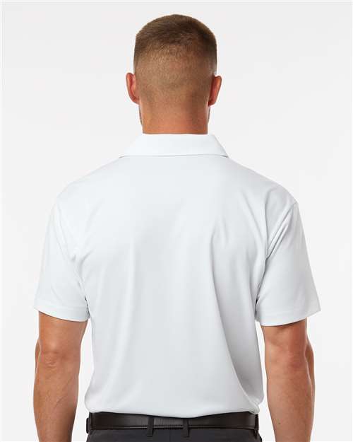 AllPro 41800 Men's Pro-Lock Performance Polo - White - model back
