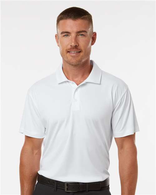 AllPro 41800 Men's Pro-Lock Performance Polo - White - model front
