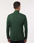AllPro 41870 Men's Pro-Lock Performance Quarter-Zip Pullover - Forest Green - model back