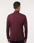AllPro 41870 Men's Pro-Lock Performance Quarter-Zip Pullover - Maroon - model back