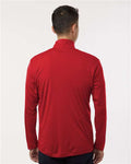 AllPro 41870 Men's Pro-Lock Performance Quarter-Zip Pullover - Red - model back