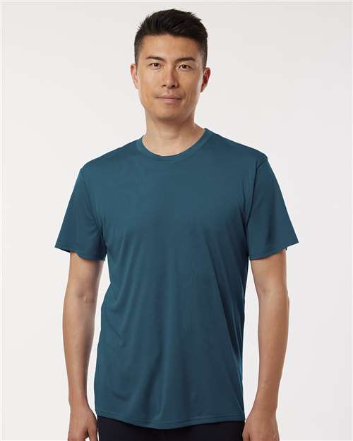 AllPro 48000 Men's Pro-Lock Performance T-Shirt - Atlantic Blue - model front
