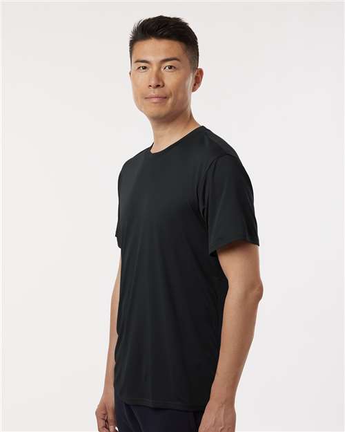 AllPro 48000 Men's Pro-Lock Performance T-Shirt - Black - model side