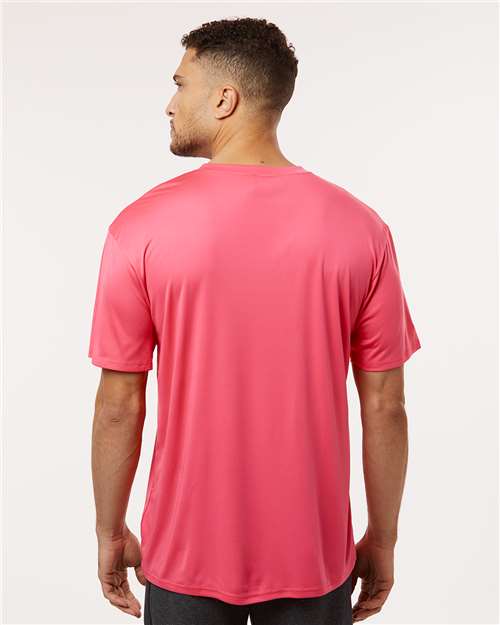 AllPro 48000 Men's Pro-Lock Performance T-Shirt - Bright Pink - model back