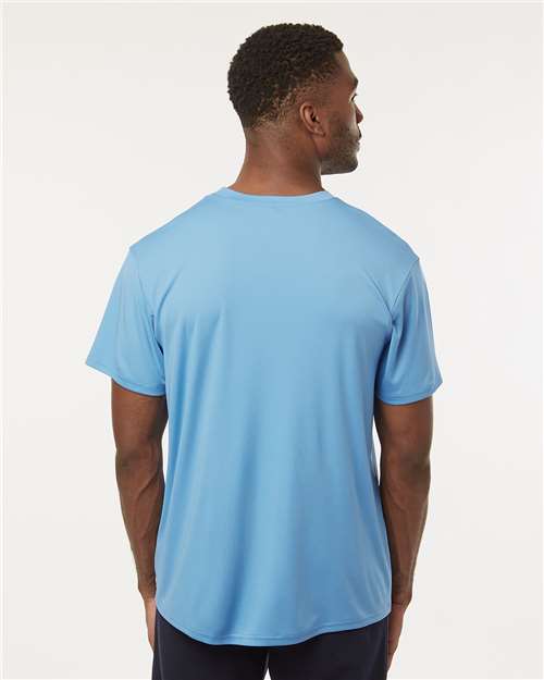 AllPro 48000 Men's Pro-Lock Performance T-Shirt - Carolina Blue - model back