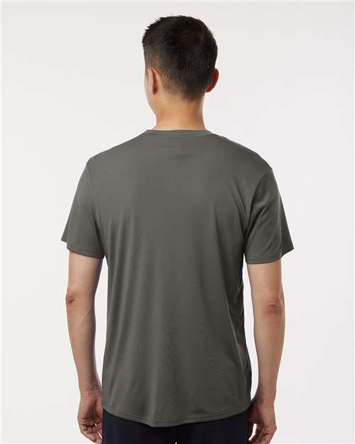 AllPro 48000 Men's Pro-Lock Performance T-Shirt - Charcoal - model back
