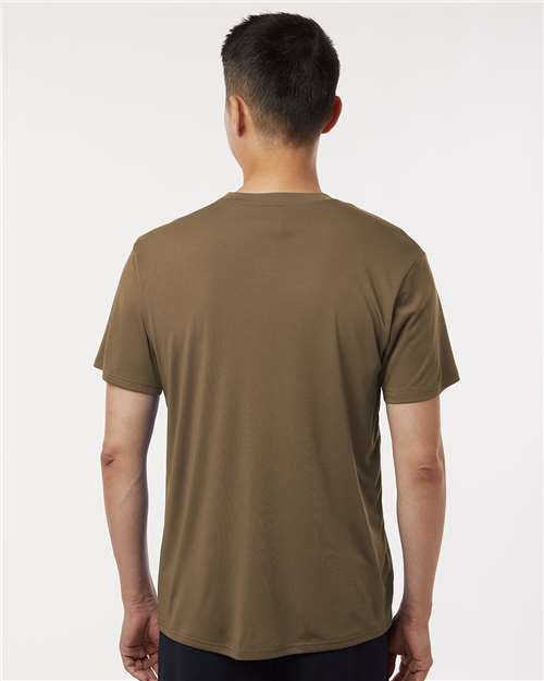 AllPro 48000 Men's Pro-Lock Performance T-Shirt - Cigar - model back