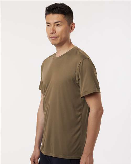 AllPro 48000 Men's Pro-Lock Performance T-Shirt - Cigar - model side