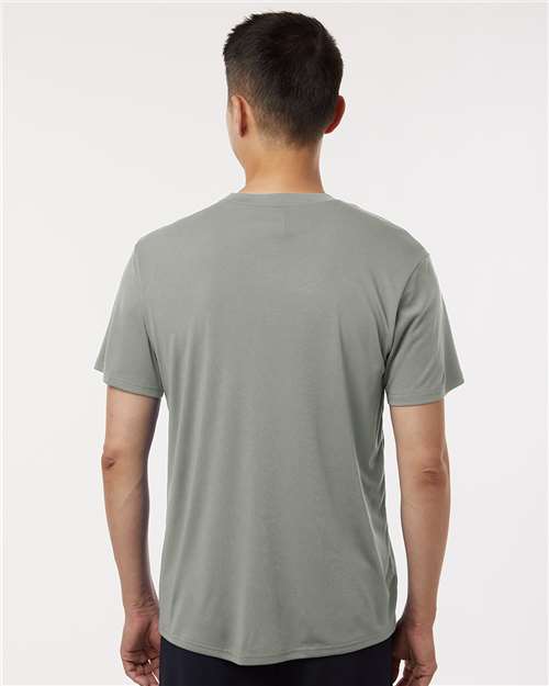 AllPro 48000 Men's Pro-Lock Performance T-Shirt - Greystone - model back