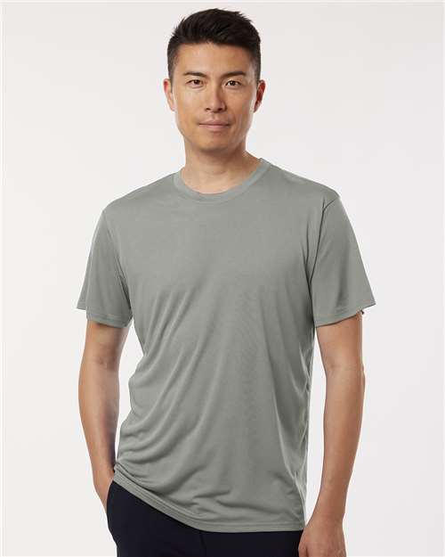 AllPro 48000 Men's Pro-Lock Performance T-Shirt - Greystone - model front