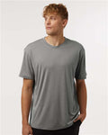 AllPro 48000 Men's Pro-Lock Performance T-Shirt - Heather Granite - model front
