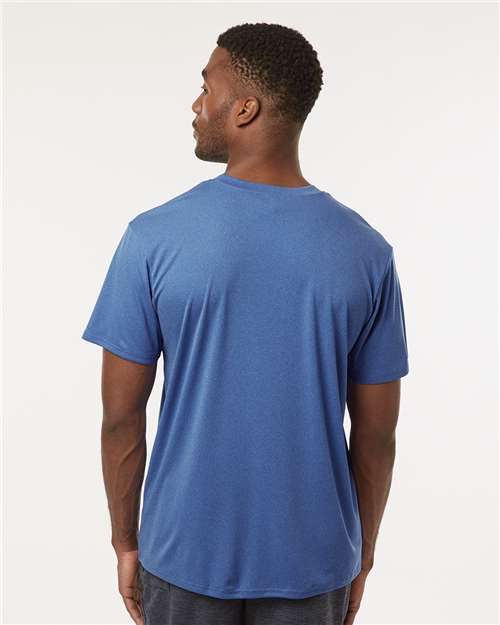 AllPro 48000 Men's Pro-Lock Performance T-Shirt - Heather Royal - model back