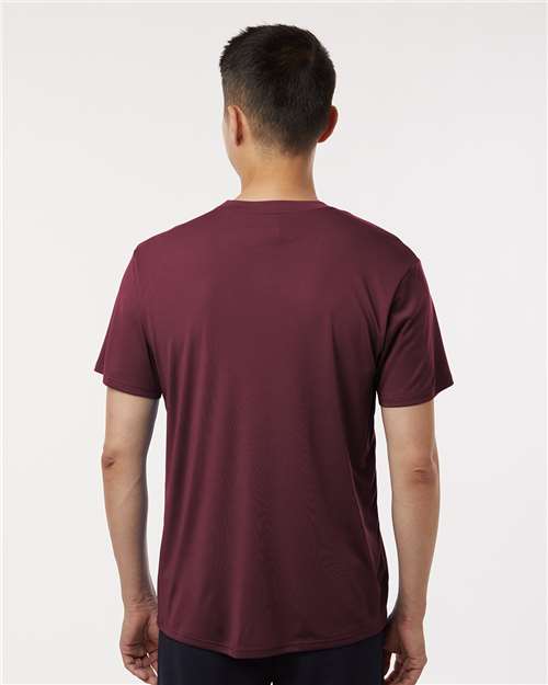 AllPro 48000 Men's Pro-Lock Performance T-Shirt - Maroon - model back