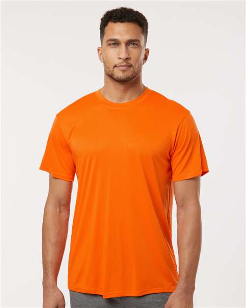 AllPro 48000 Men's Pro-Lock Performance T-Shirt - Neon Orange - model front
