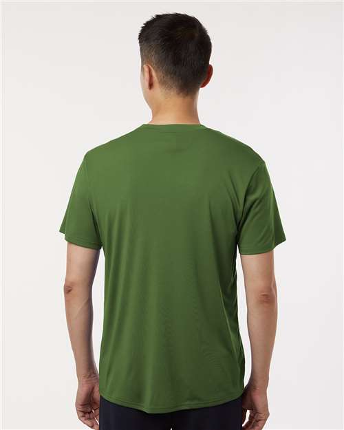 AllPro 48000 Men's Pro-Lock Performance T-Shirt - Olive Green - model back