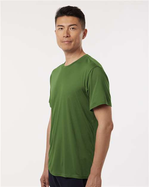 AllPro 48000 Men's Pro-Lock Performance T-Shirt - Olive Green - model side