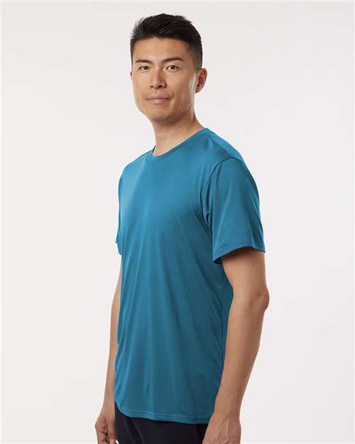 AllPro 48000 Men's Pro-Lock Performance T-Shirt - Pacific Blue - model side