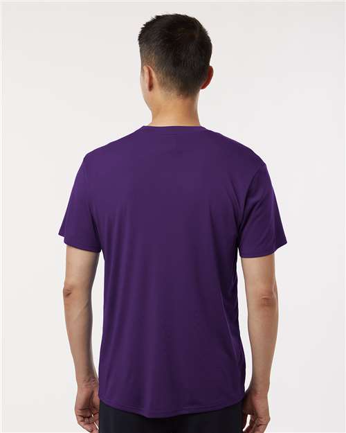 AllPro 48000 Men's Pro-Lock Performance T-Shirt - Purple - model back